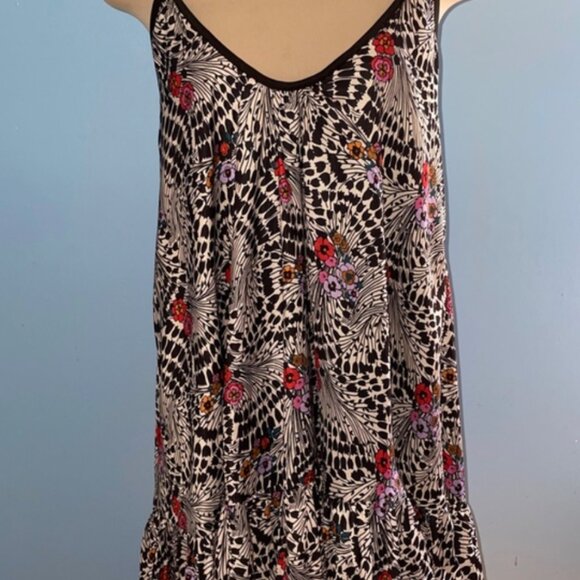 Free People Two Faced Reversible Swing Bogo Floral Print Mini Dress Size XS - Picture 4 of 7